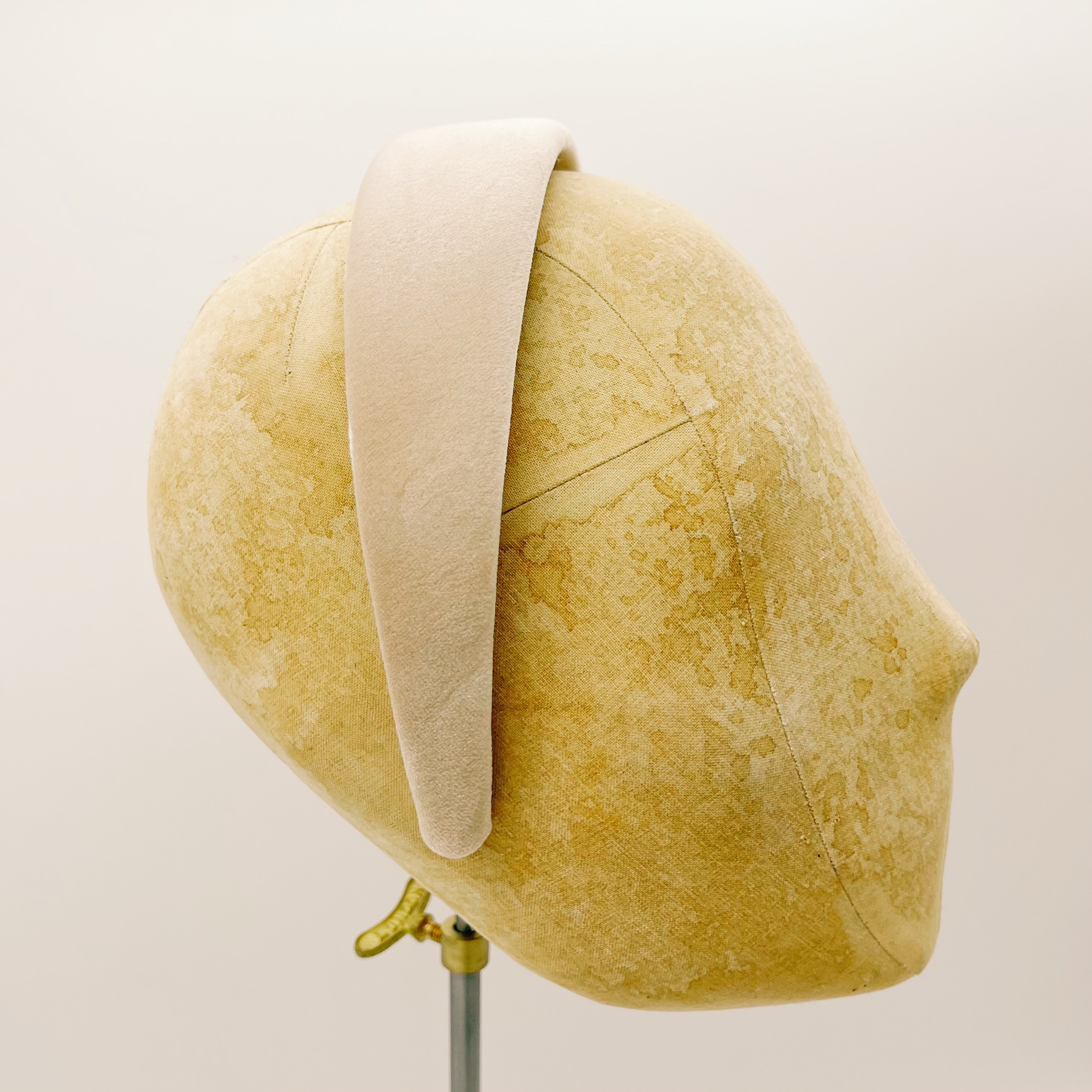 Cream Velvet Headband