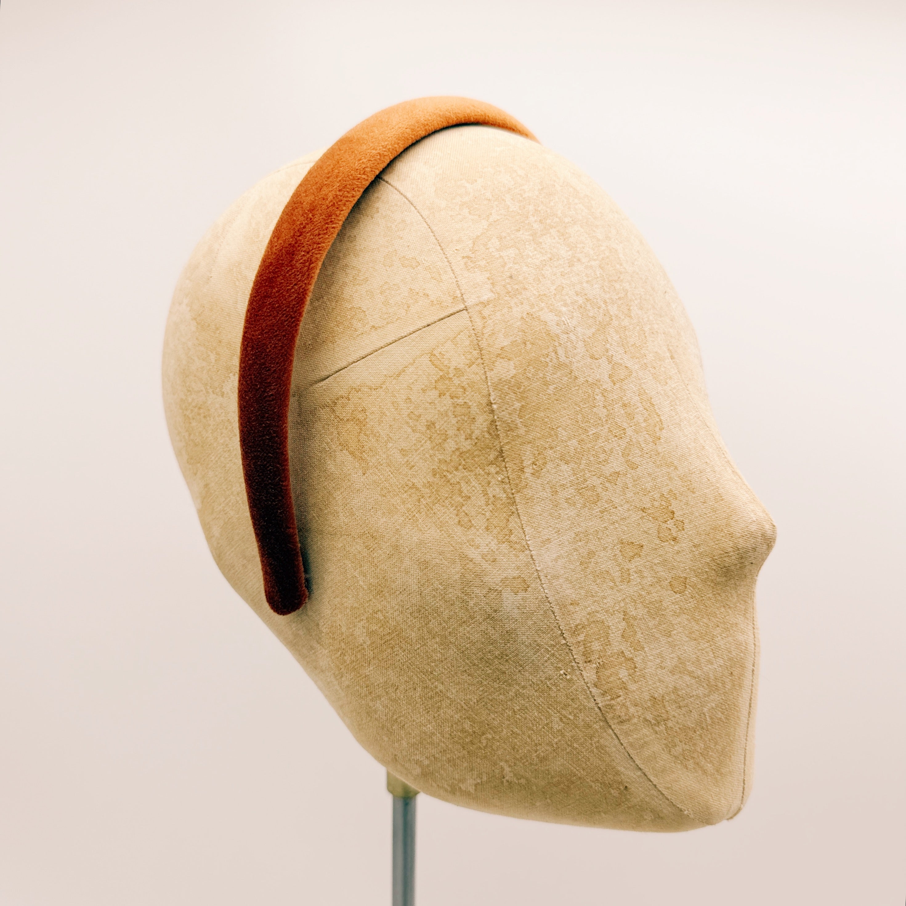 Brown Velvet Mini Headband