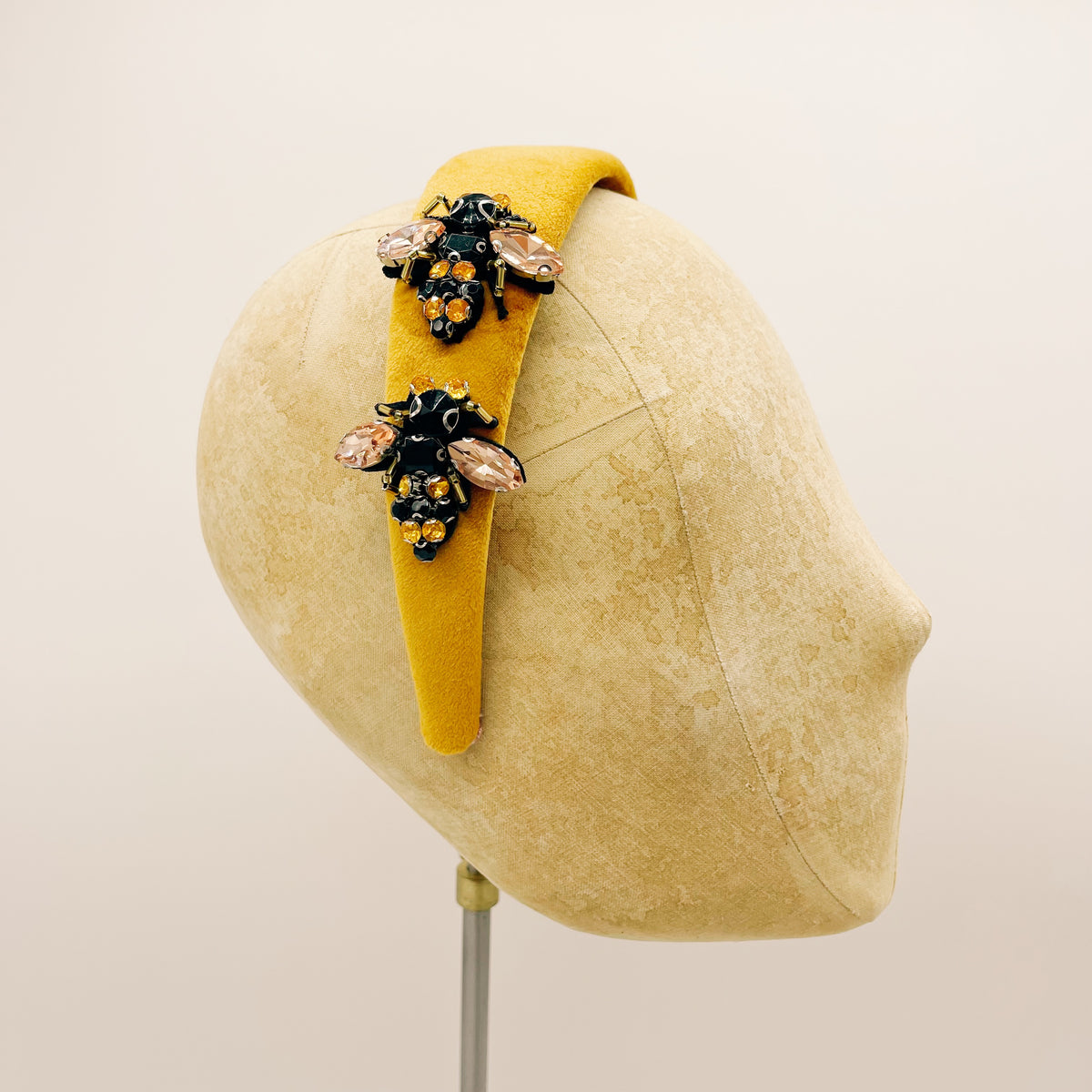 Cerchietto Velluto Ochre Series #3