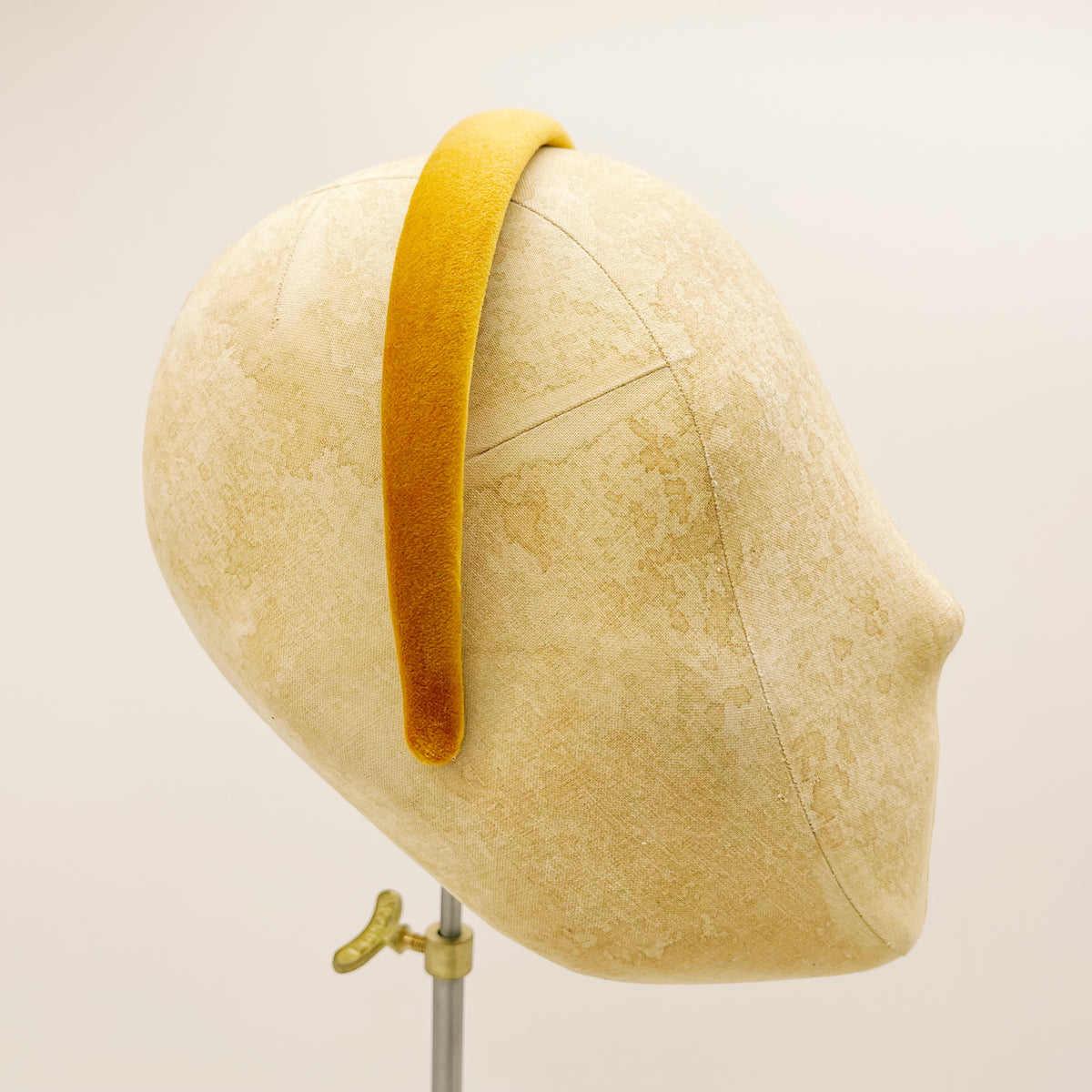 Mini Ochre Velvet Headband