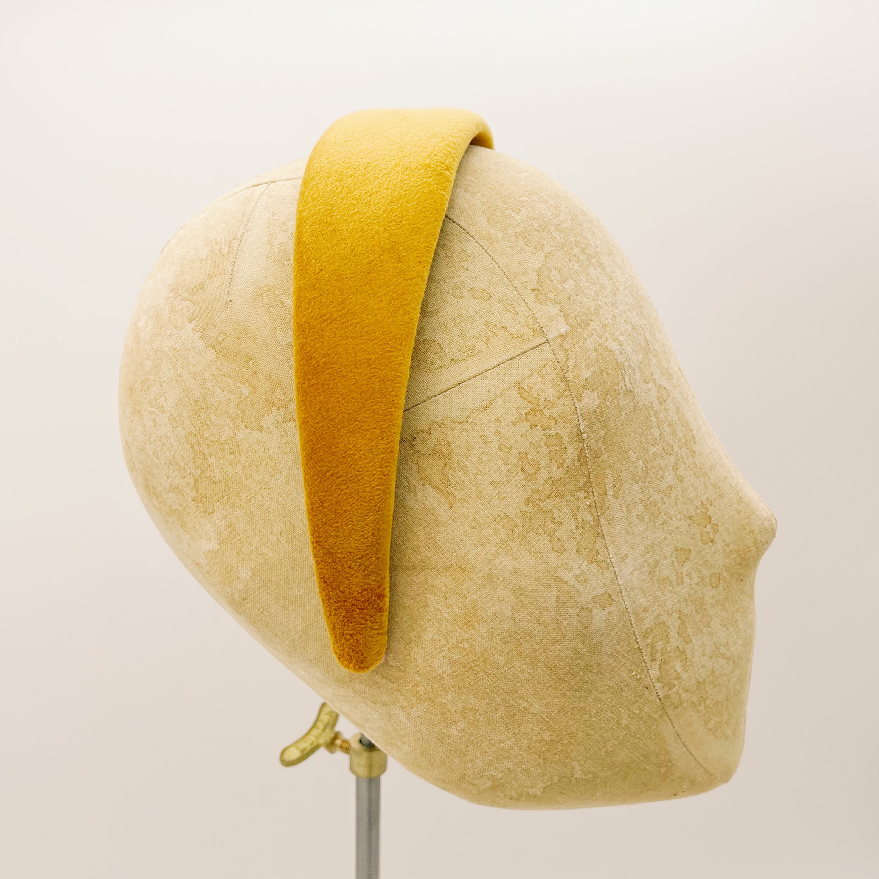 Ochre Velvet Headband