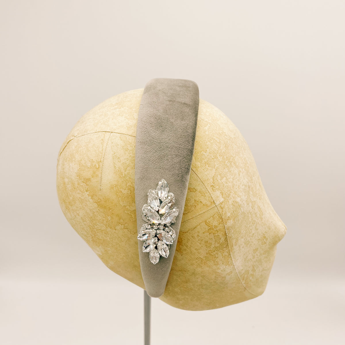 Cerchietto Velluto Grey Series #5
