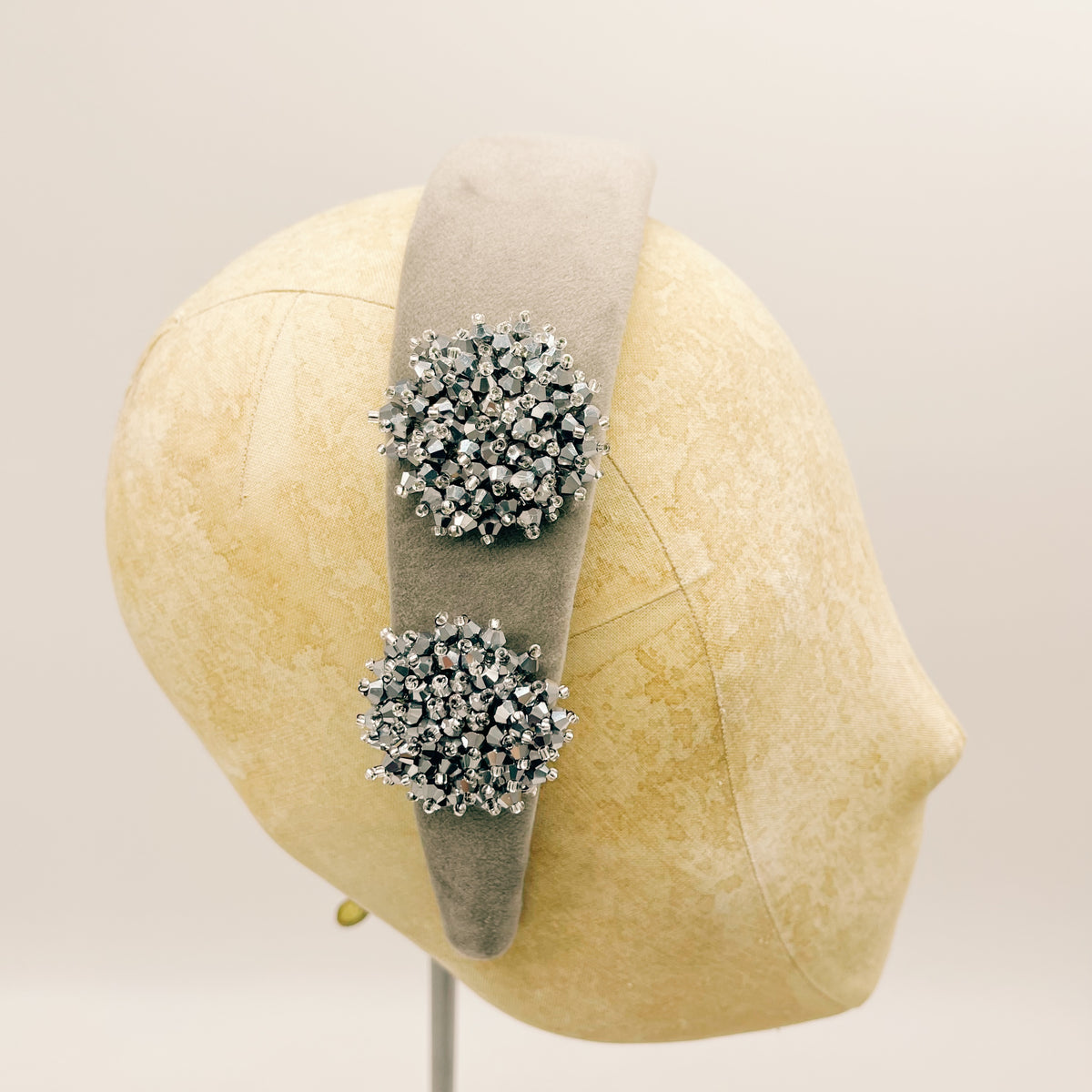 Cerchietto Velluto Grey Series #6