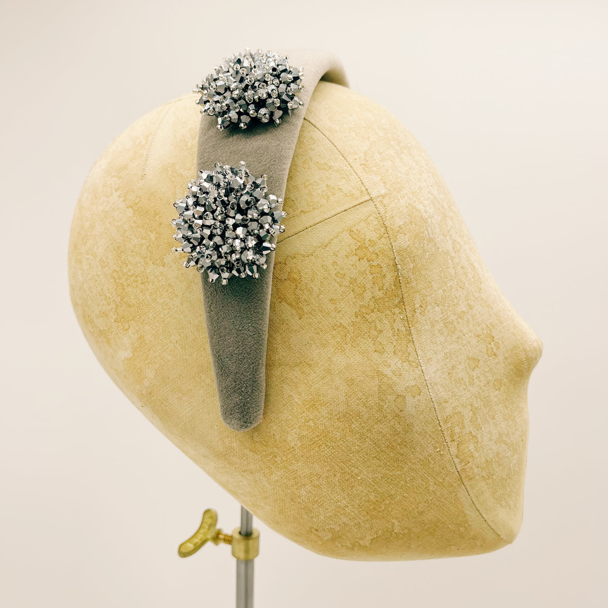 Cerchietto Velluto Grey Series #6