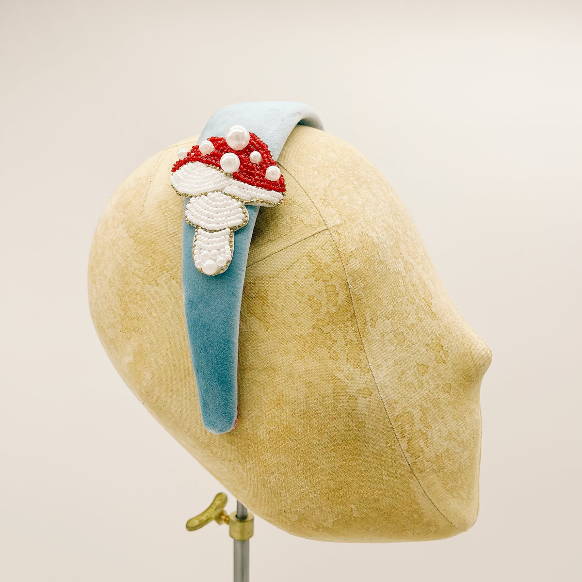 Cerchietto Velluto Light Blue Series #1