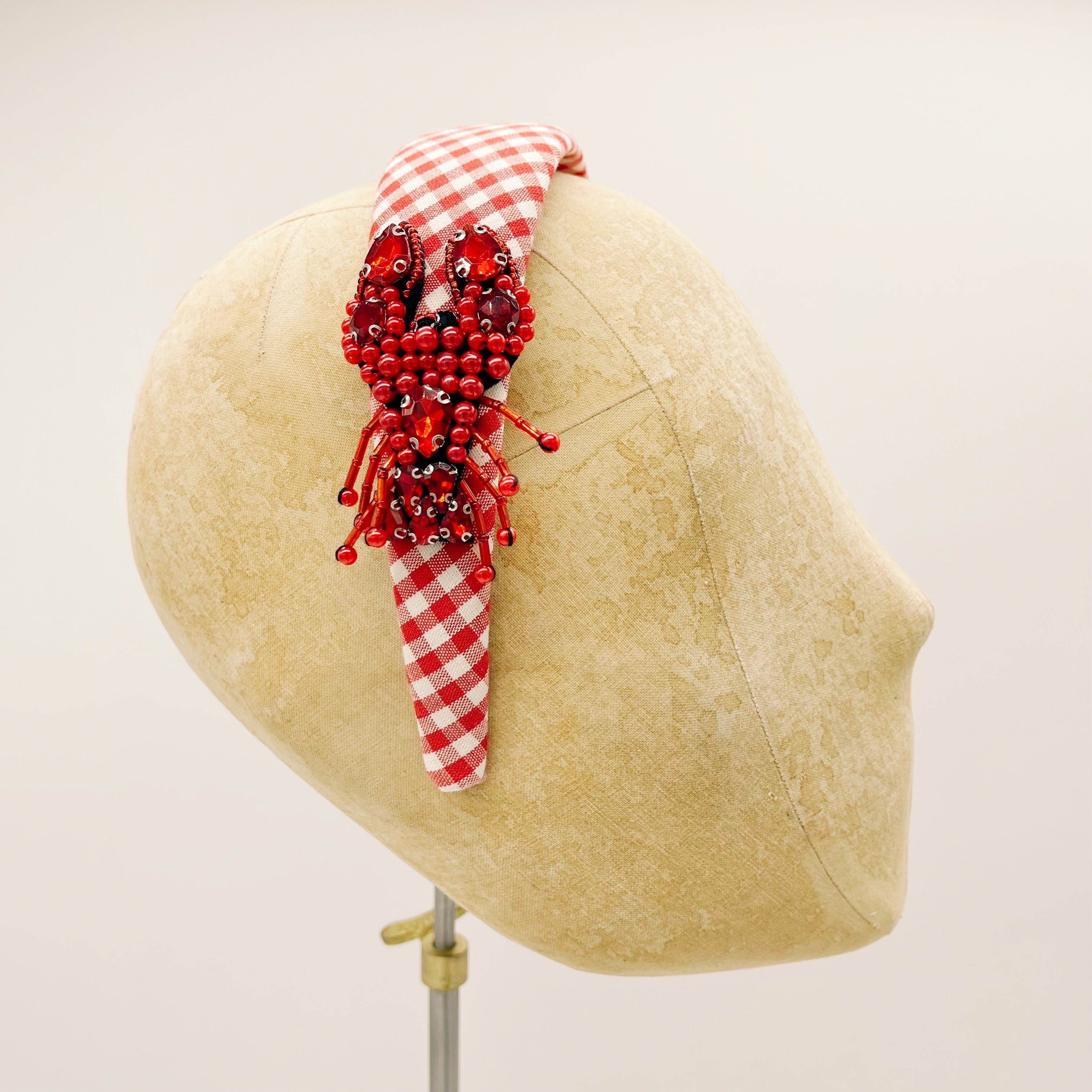 Vichy Red Series Headband #5