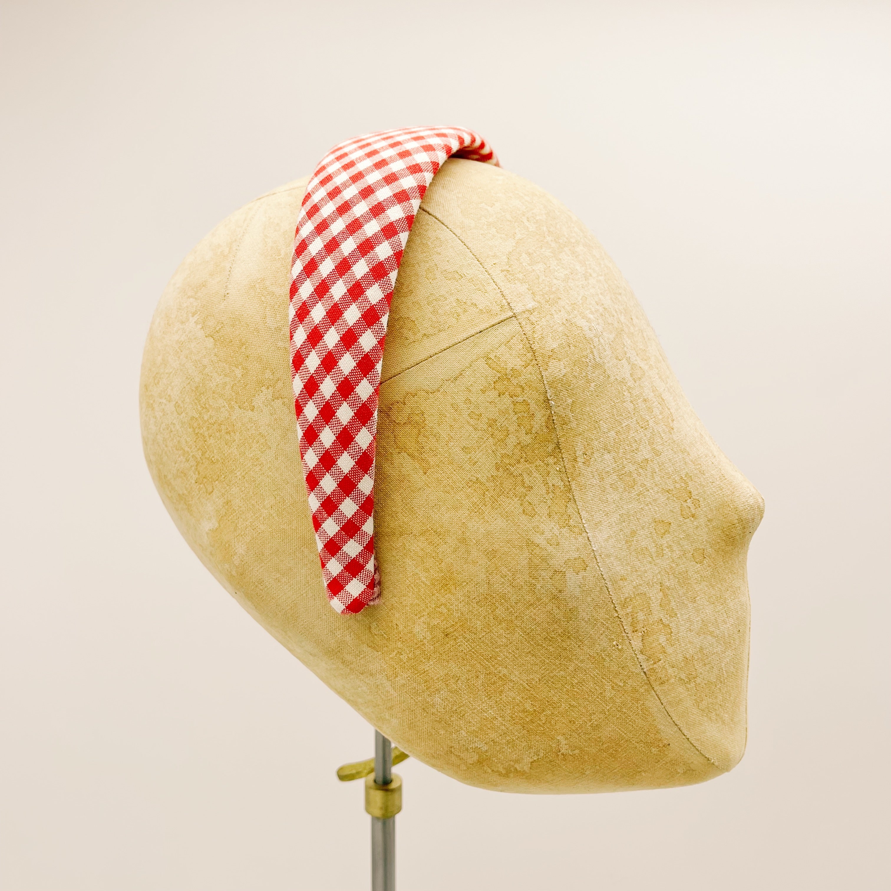 Vichy Red Headband