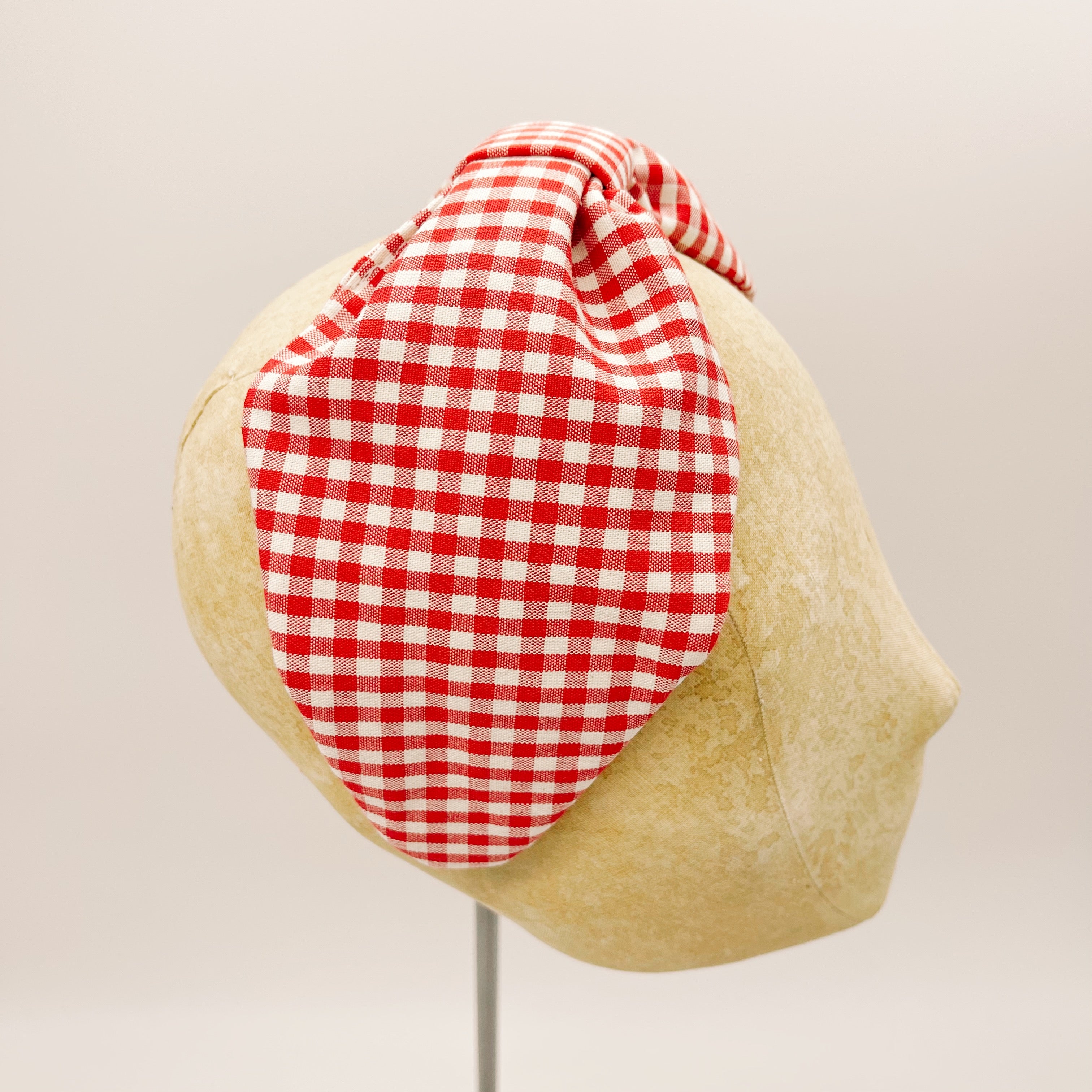 Vichy Red Leaf Headband