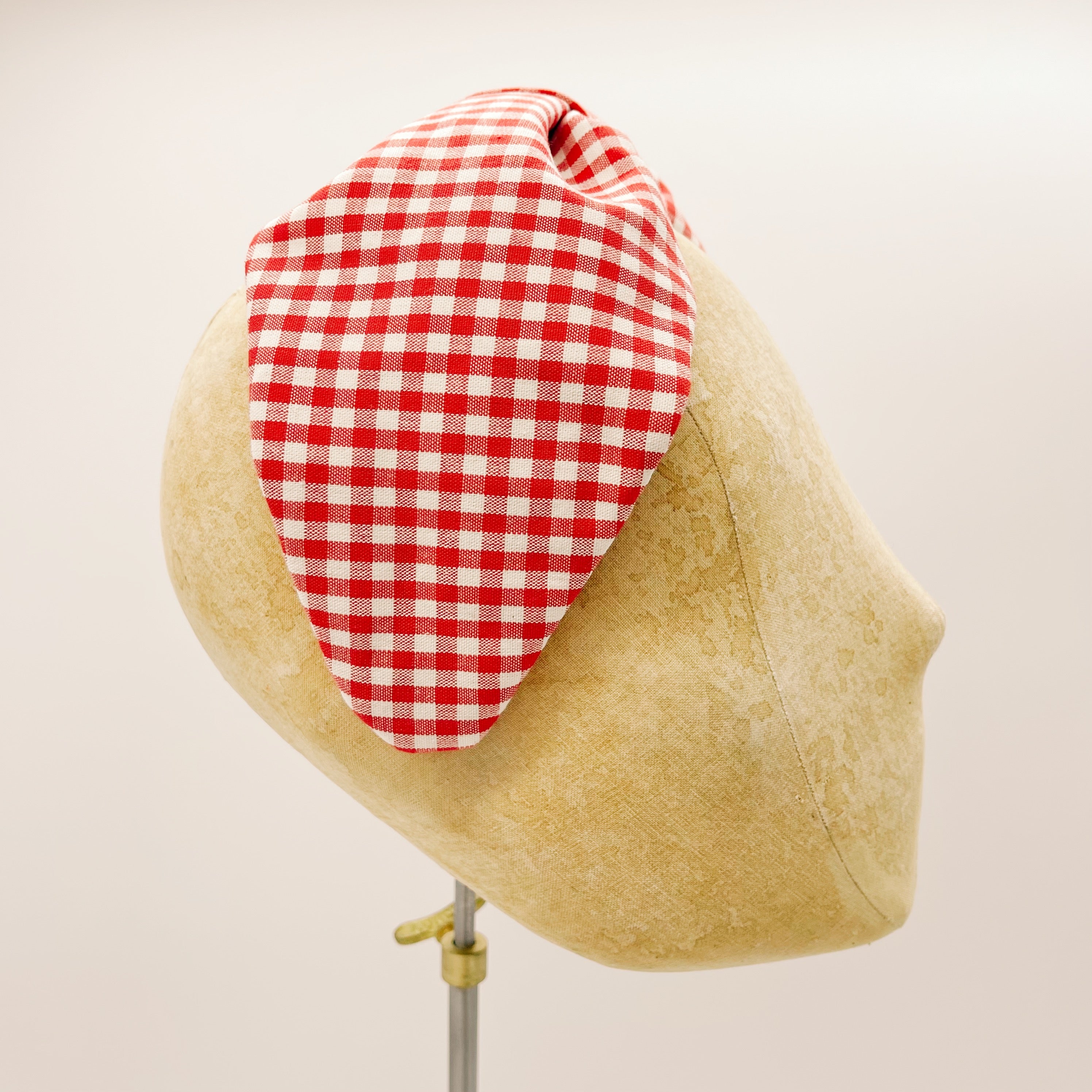 Vichy Red Leaf Headband