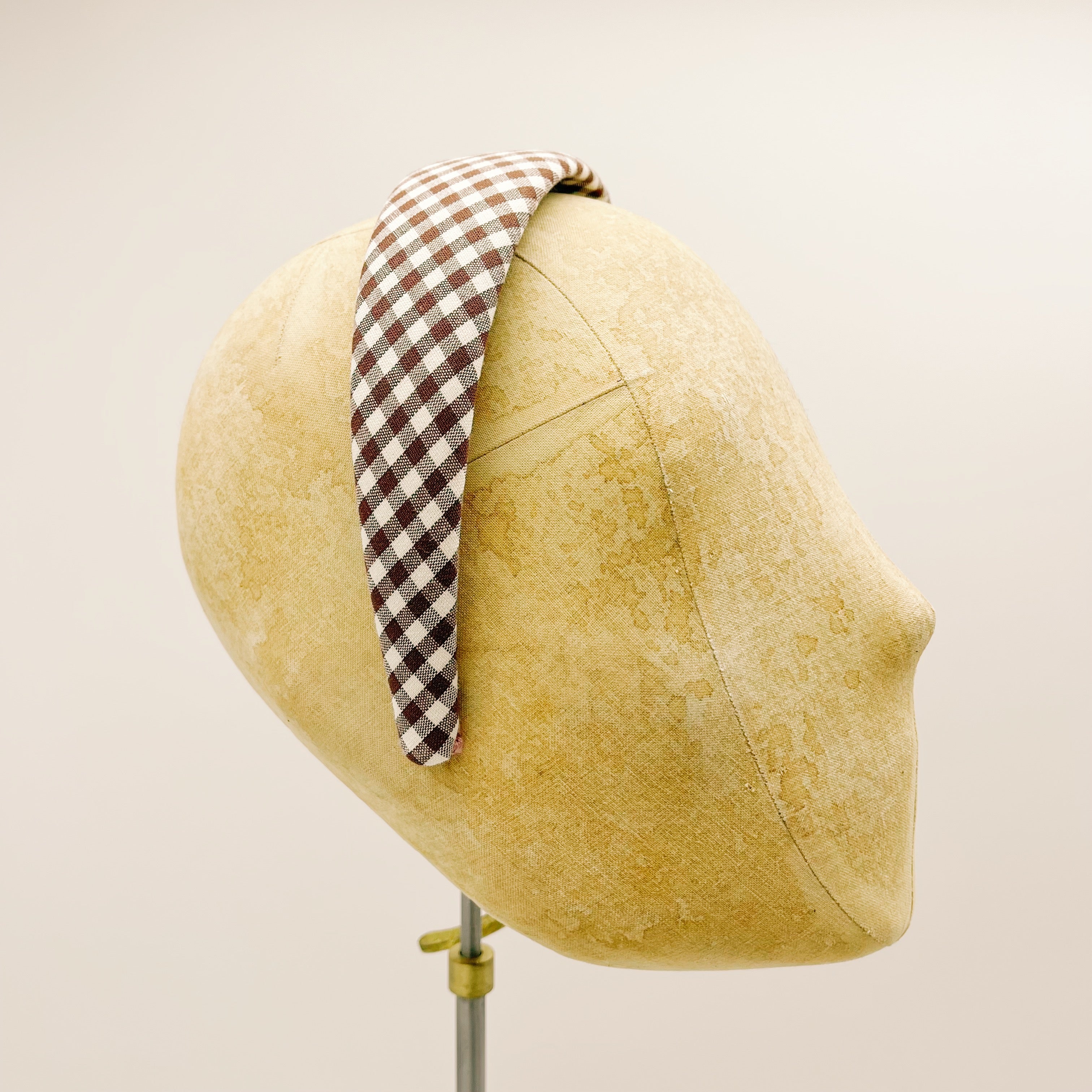 Vichy Brown Headband