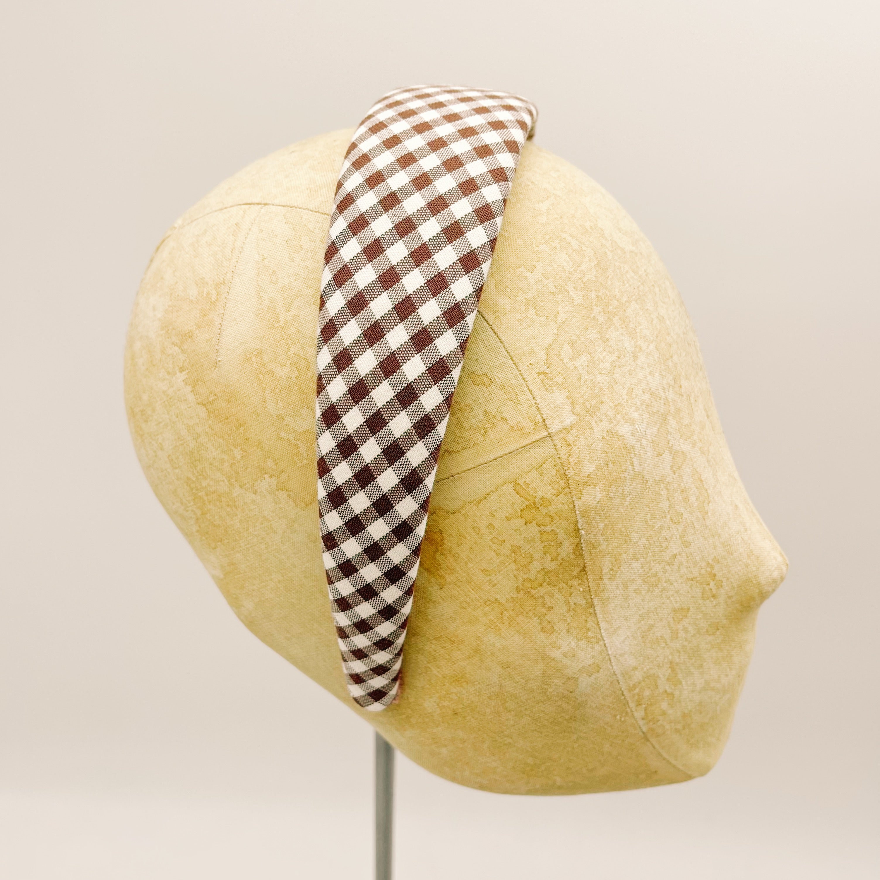 Vichy Brown Headband