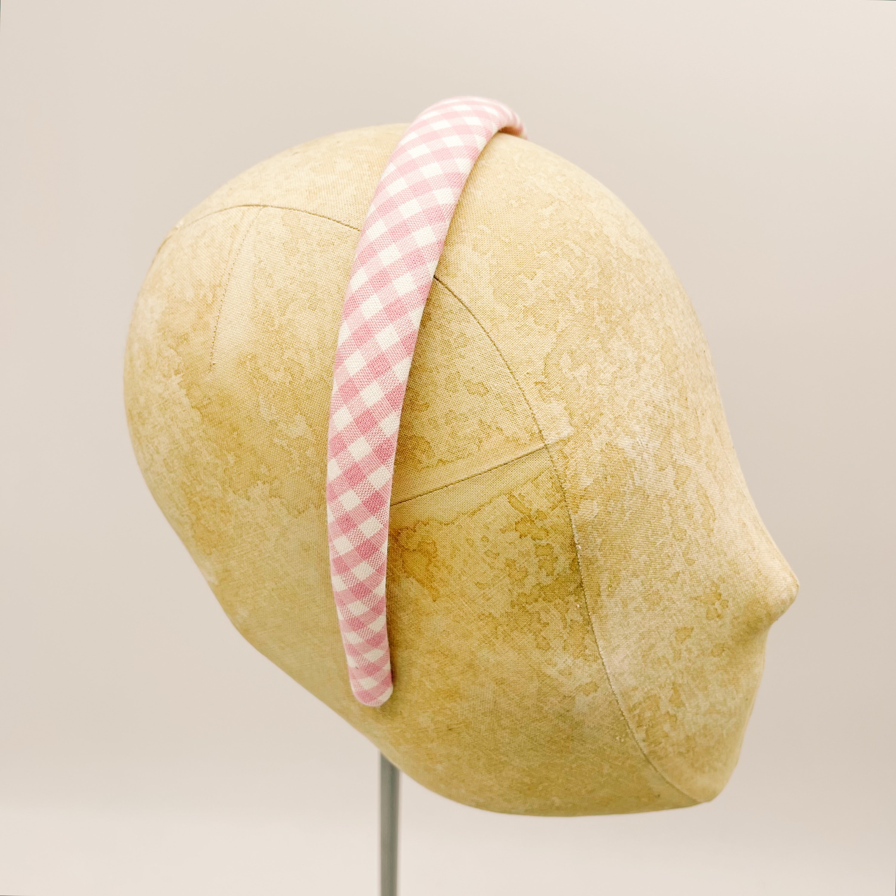 Vichy Pink Mini Headband