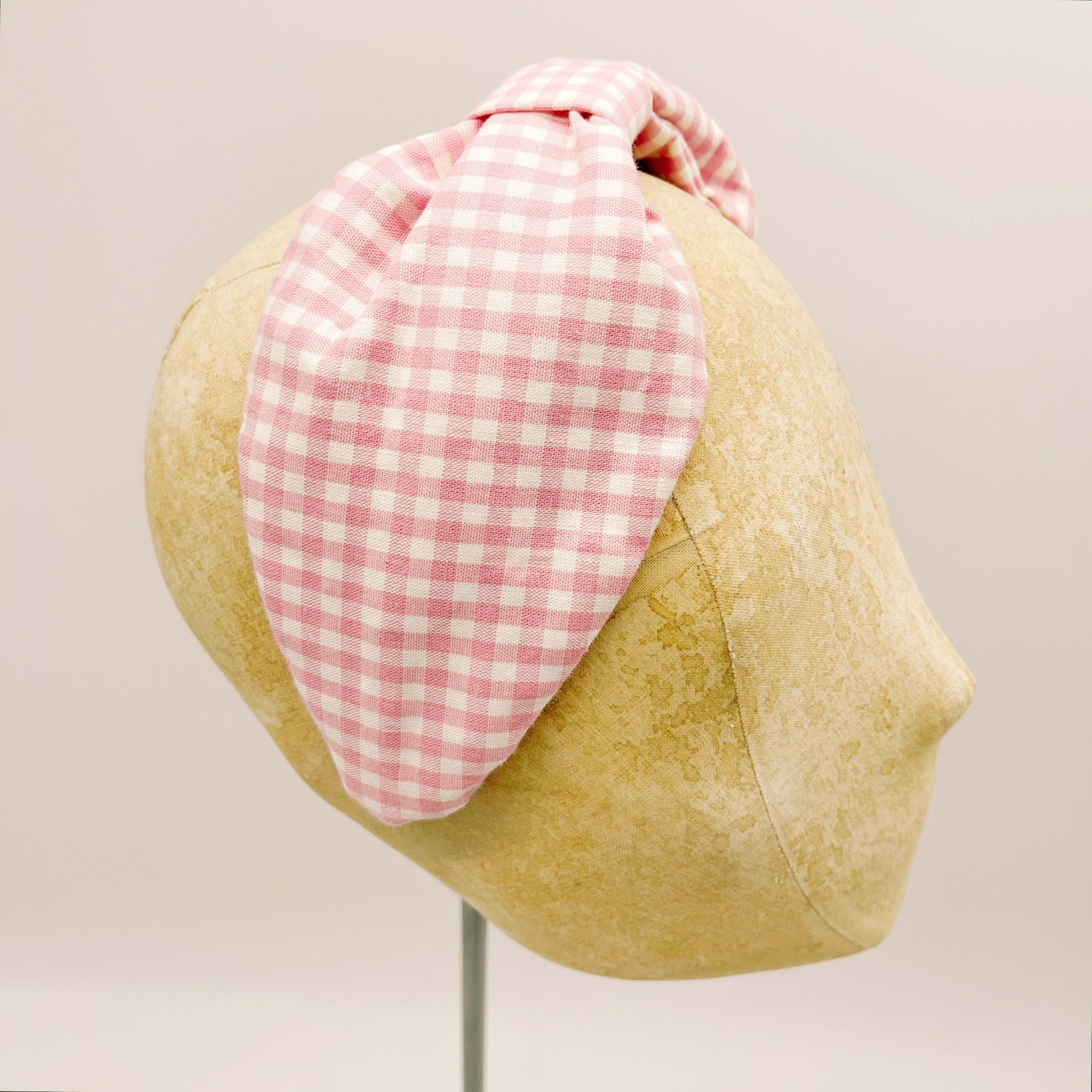 Vichy Pink Leaf Headband