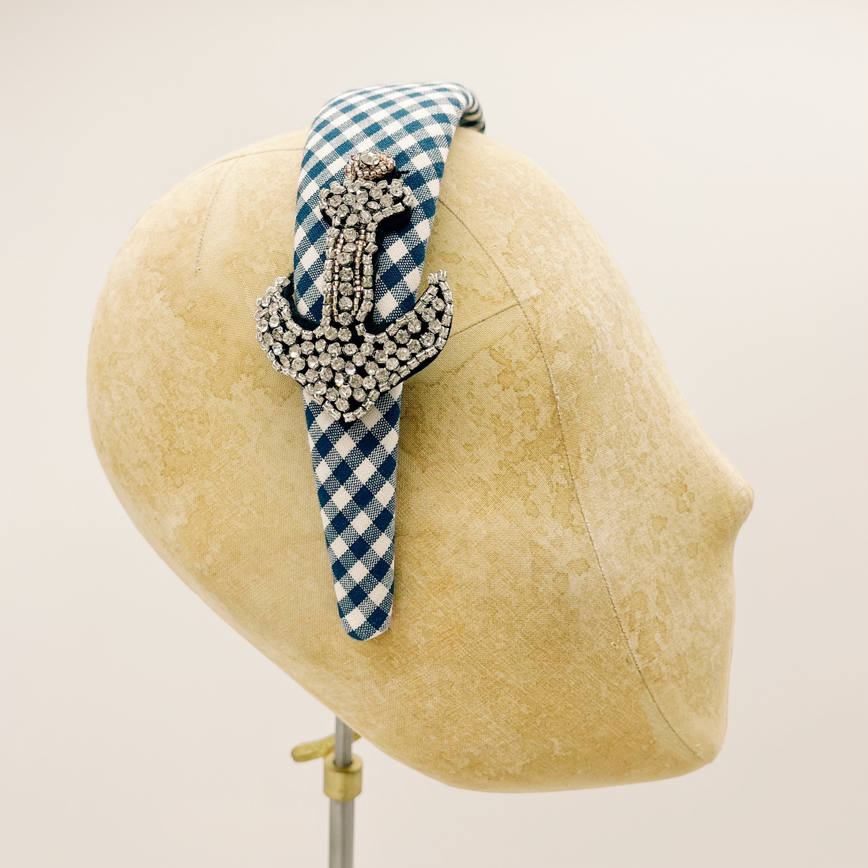 Vichy Blue Series Headband #3