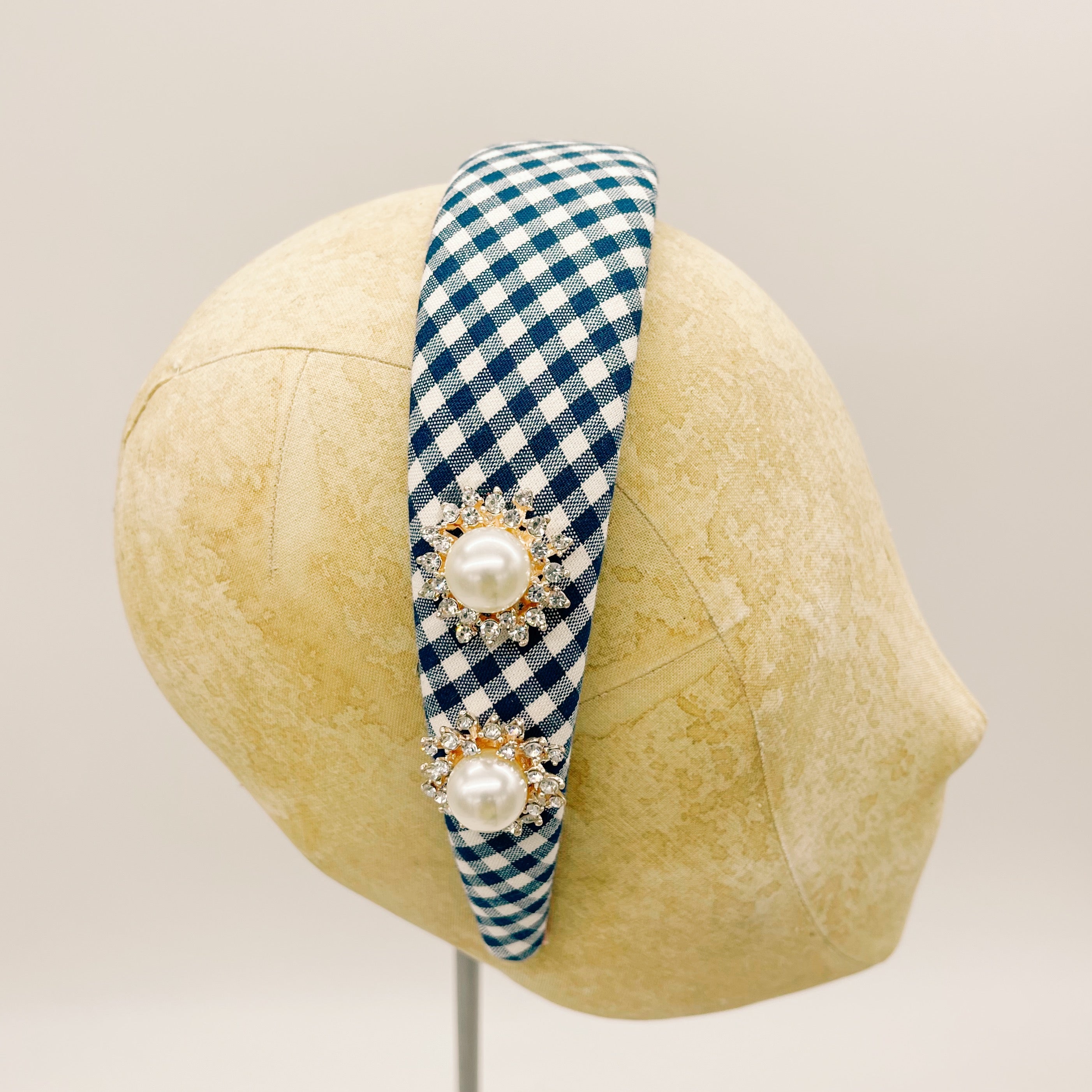 Vichy Blue Series Headband #4