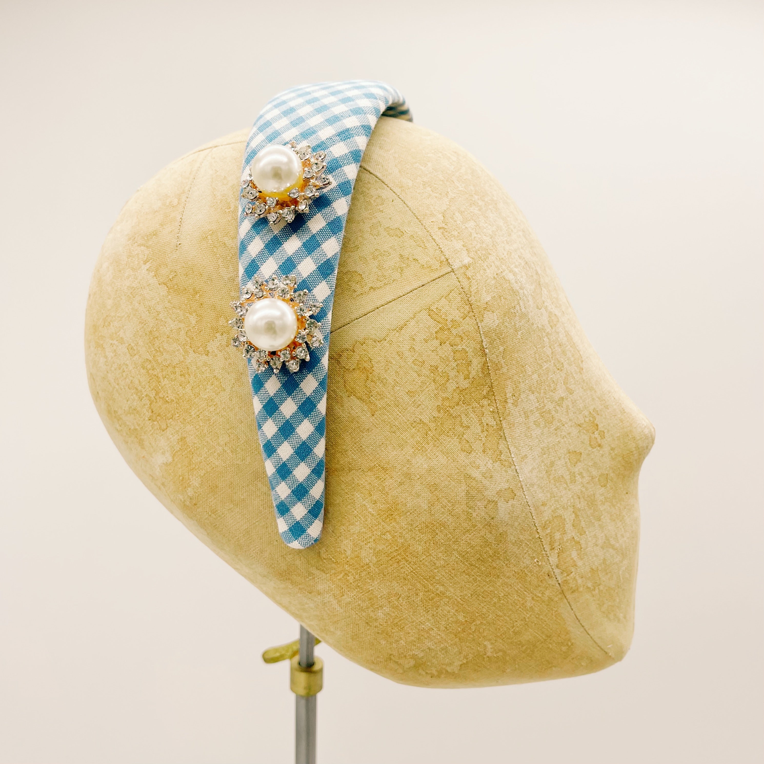 Vichy Light Blue Series Headband #2