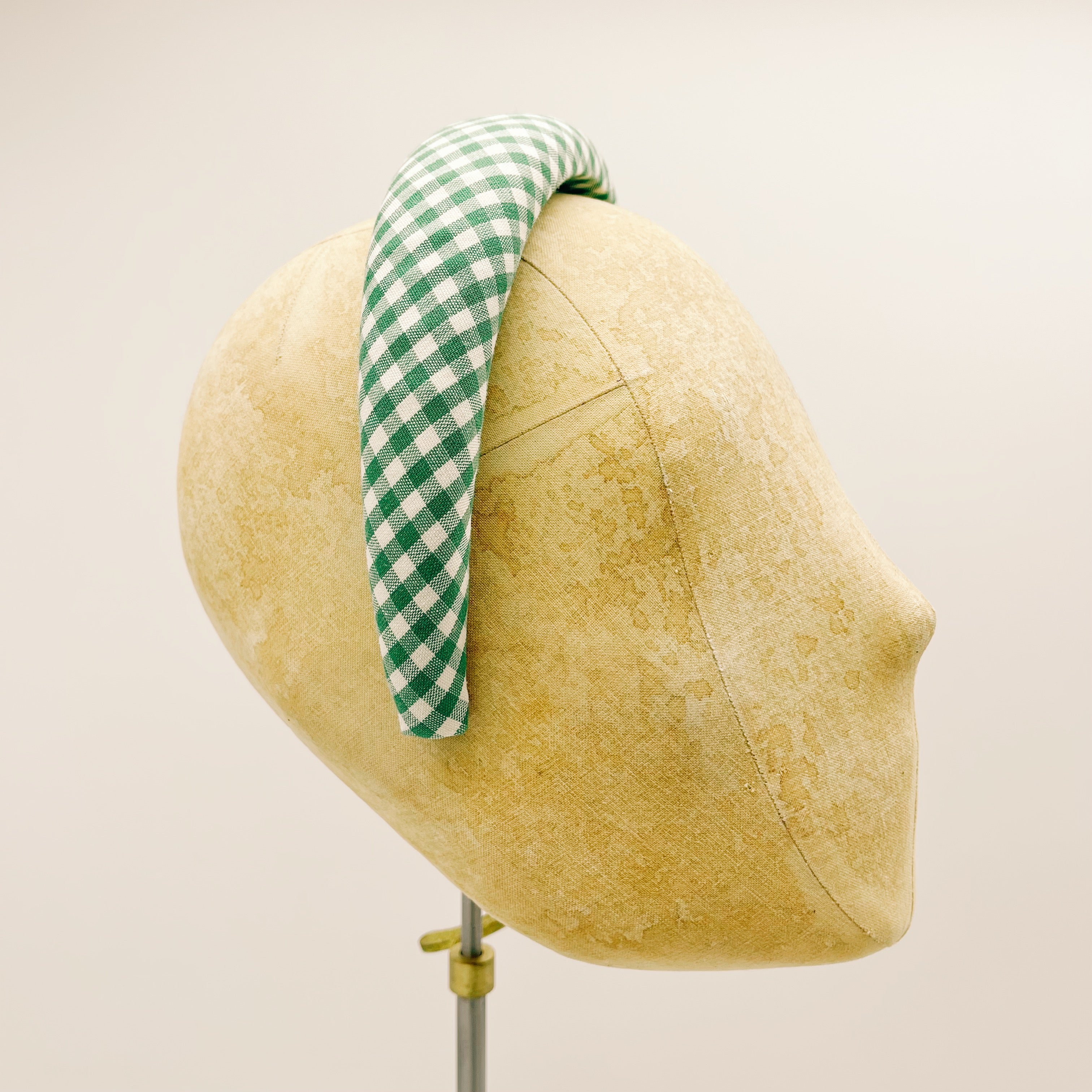 Vichy Green Padded Headband