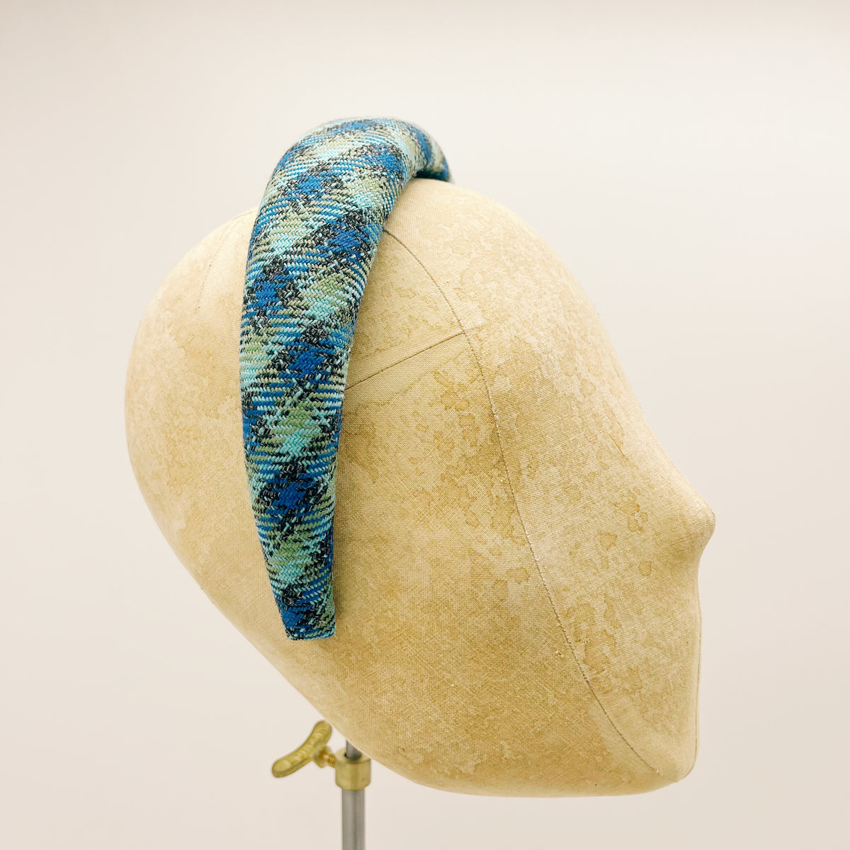 Cerchietto Check Laguna Padded