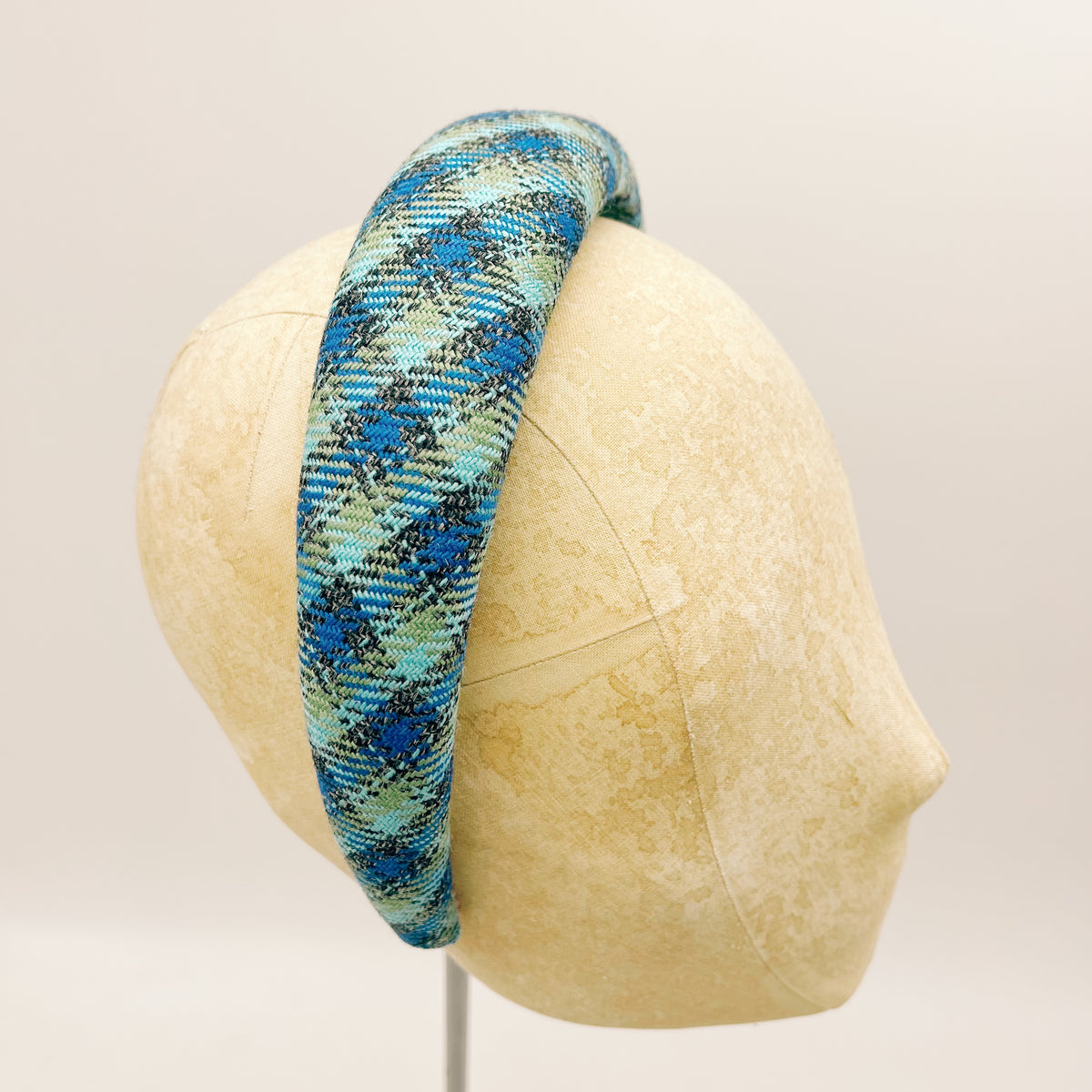 Cerchietto Check Laguna Padded