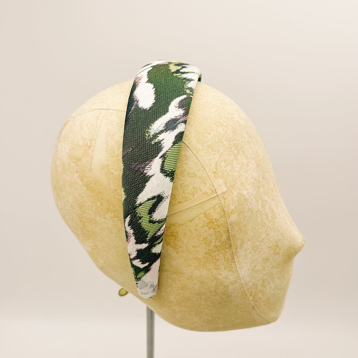 Grey Velvet Mini Headband