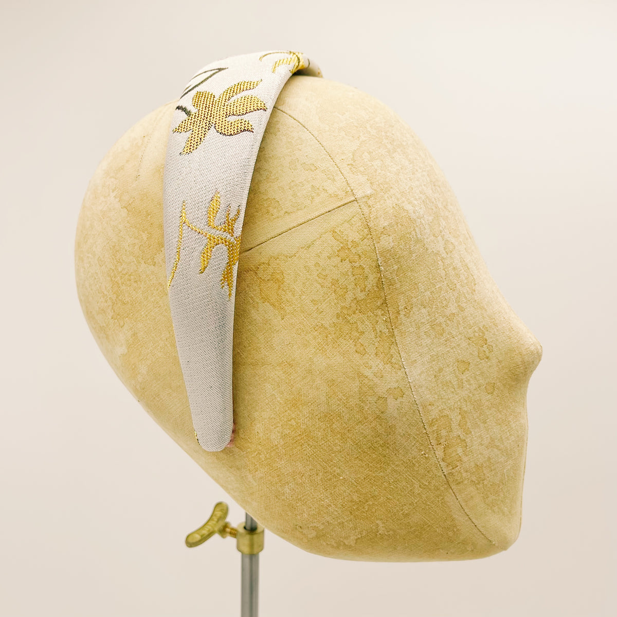 Cerchietto Jacquard White Chinoiserie